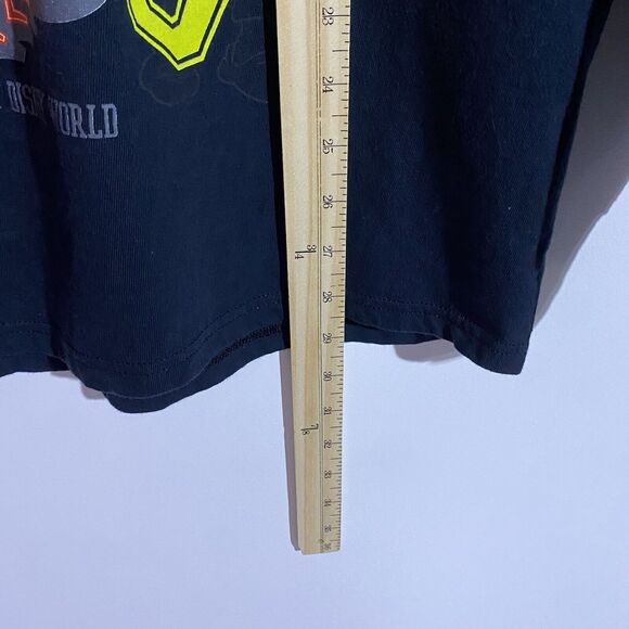 Grumpy T-shirt Mens Large Black Walt Disney World Hanes Snow White Dwarf Casual - Picture 8 of 9